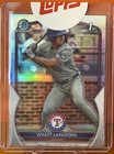 2023 WYATT LANGFORD 1st Bowman Chrome Draft Refractor SEALED RC RANGERS #BDC-106