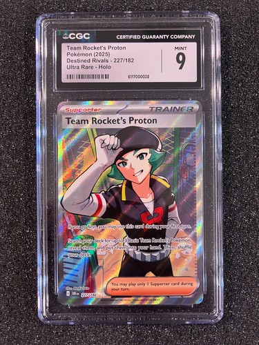 Team Rocket's Proton graded CGC 9 for sale on eBay