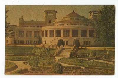 Postcard: Chile: Vina Del Mar Casino Municipal, Valparaiso; Art Deco-style
