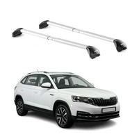 DachträGer GrundtäGer FüR Skoda Kamiq 2019-2026 5 TüR 100Kg Alu Silber 2 Tlg ABE