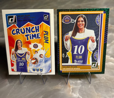 2025 WNBA Donruss Kelsey Plum - Crunchtime Pressproof & Green Shimmer Holo