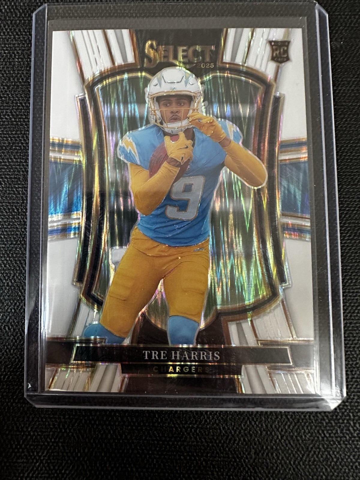 2025 Panini Select Tre Harris White Shock Concourse Level Prizm #101 /799 RC