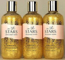 QTY 3 - Bath  Body Works IN THE STARS Bubble Bath Shea Cocoa Butter 10oz