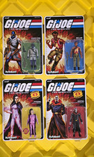 Super7 ReAction G.I. Joe Wave 5 UNPUNCHED Snake Eyes Big Lob Pythona Destro