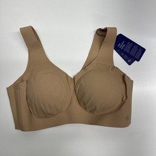 Honeylove Crossover Wireless Bra Soft Form V-Neck Tan Nude New NWT Plus Size 1X