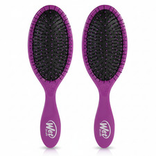 Wet Brush Original Detangler Purple Hair Brush IntelliFlex Pack of 2