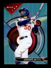 MOOKIE BETTS 2023 TOPPS FINEST #62 AQUA REFRACTOR PARALLEL #062/199 BF7917