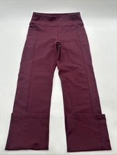 Skechers  Los Angeles Cargo Sweatpants  Women M Burgundy Logo ..#35190