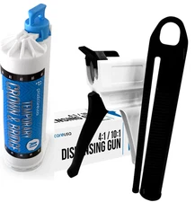 A1 Dental Temporary Crown & Bridge Bundle Kit + 4:1 / 10:1 Mixing Dispenser Gun