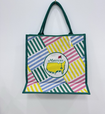 2026 NEW Masters Limited Jute Tote Bag With Tags Multicolor