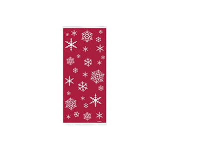 20 Sparkle Tree Christmas Cellophane Favour Treat Sweet Party Loot Bags Ties