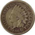 1864 Indian Head Copper-Nickel Cent VF Very Fine Details SKU:CP1201