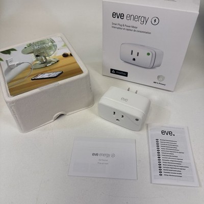Eve Energy (Matter) - Smart Plug, Power Meter, App And Voice Control, Thread