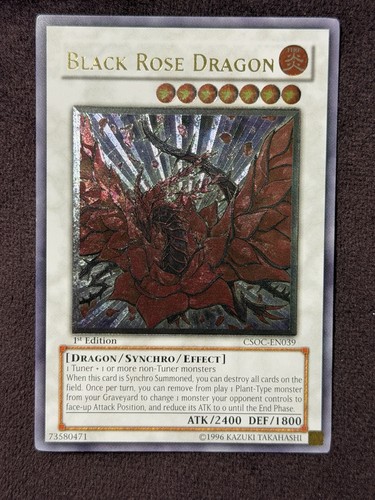 Black Rose Dragon [Ultimate Rare 1st Edition] CSOC-EN039 YuGiOh Crossroads of Chaos card