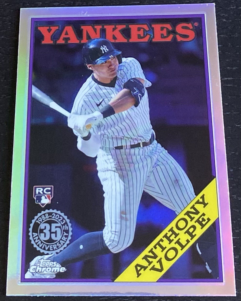 2023 Topps Chrome Update Series 1988 Topps Baseball Anthony Volpe #88CU-17 (RC)