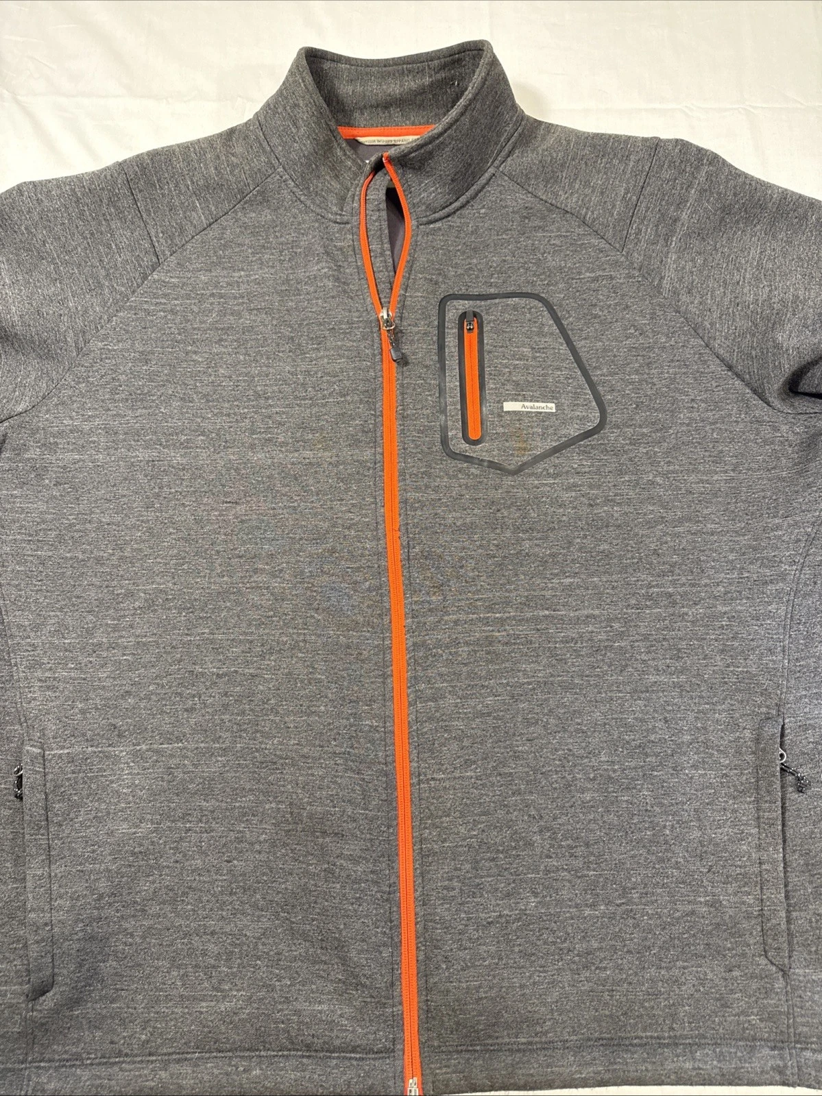 JACKET FLEECE Avalanche Men's XXL Full Zip Morel Gray