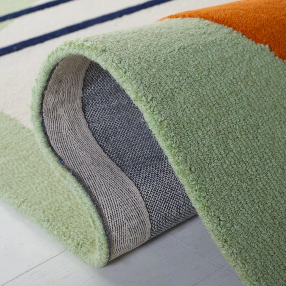 Alfombra de acento SAFAVIEH Rodeo Drive Collection - 2' x 3', verde y negra, hecha a mano Foto 4 de 4