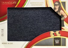 Nikki Cross A.S.H. Jumbo Memorabilia Shirt Patch /99 Panini WWE 2022 Immaculate 