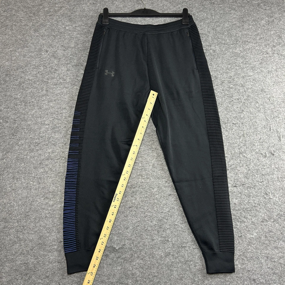 Under Armour UA IntelliKnit Run Pant Men's Large Black Fitted Joggers Running - Image 2 of 4