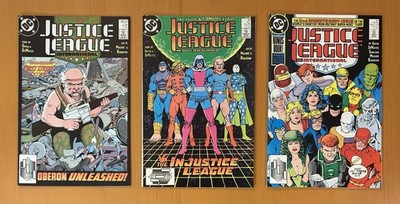 Justice League America #22, 23 & 24 (AF193) DC 1988, 3 x VF+/- comics.