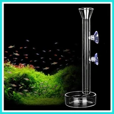 Shrimp Feeding Tube and Dish,Clear Crystal Glass Shrimp Feeder Tube Tray for ...