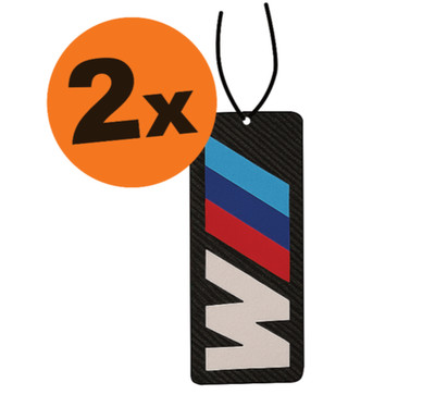 2x BMW M Power DUFTBAUM / Lufterfrischer Auto Duft Tuning CAR M3 M4 M5