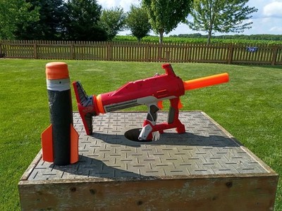 VTG 2004 Nerf N-Strike Titan AS-V.1 Launcher (Works/Incl. 1 Rocket) Please Read