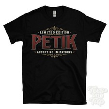 LIMITED EDITION PETIK - ACCEPT NO IMITATIONS T-SHIRT name surname gift