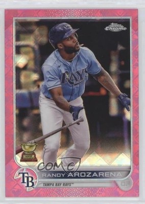 2022 Topps Chrome Logofractor Edition Pink Refractor 131/199 Randy Arozarena fm0