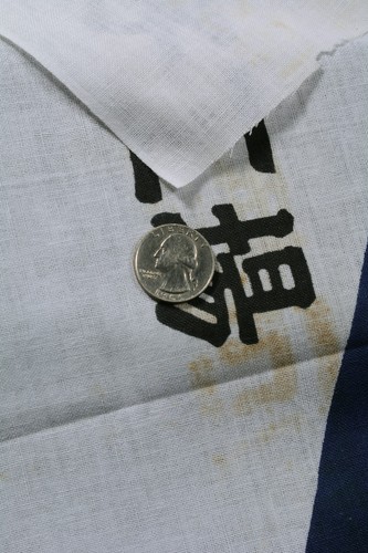 Japanese Fabric Cotton Textile Vintage Kimono Antique TENUGUI Dyed 34/KIH42/45 - Picture 8 of 8
