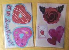 St Valentine's Day Window Clings. Lot Of 2
