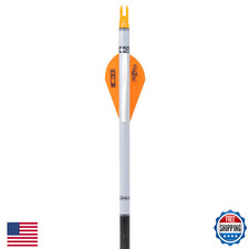 Bohning Neon Orange Blazer Quik Fletch 6pk - Easy Install Arrow Vanes