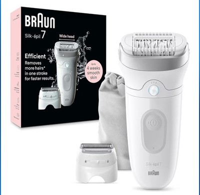 Braun Epilator Silk-épil 7 Hair Removal Device Women Shaver & Trimmer Wet/Dry
