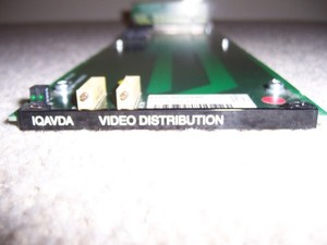 Snell & Wilcox IQAVDA Analog Composite Video Distribution IQ Karte + Rückmodul