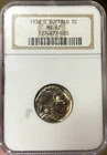 1938 D BUFFALO NICKEL 5 CENT COIN NGC MINT STATE 67