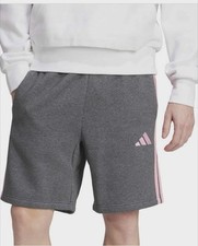Adidas Men's Essential Three Stripes Fleece Shorts