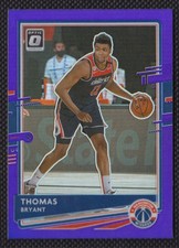 2020-21 Donruss Optic Purple Prizm Thomas Bryant Washington Wizards #15