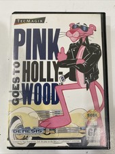 Pink Goes to Hollywood (Sega Genesis, 1993) *USED Case + Cartridge