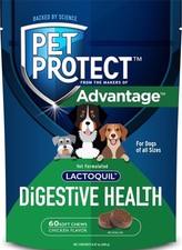 Pet Protect Digestive Health Supplement with Probiotics for Dogs,...