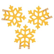 3pcs LED Lighting Snow Shape Light Wall Hanging Room Deco Atmosphere filament