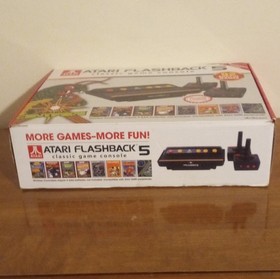 Atari Flashback 5 Game Console Black/Orange w/ 92 Games & 2 Wireless Controllers