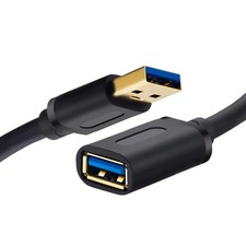 usb 3.0 extension cable tan qy high speed extender 5ft cord type mal black data