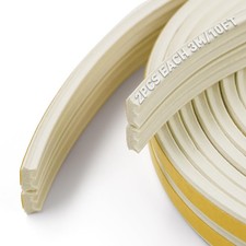 BIGTEETH Weather Stripping Door - E Shape 4mm x 9mm Rubber Door Seal Strip,We...