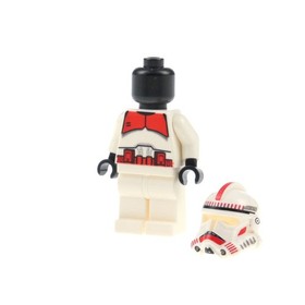 1x Lego Minifigure Star Wars Clone Shock Trooper Coruscant Guard Helmet 7671 sw0189