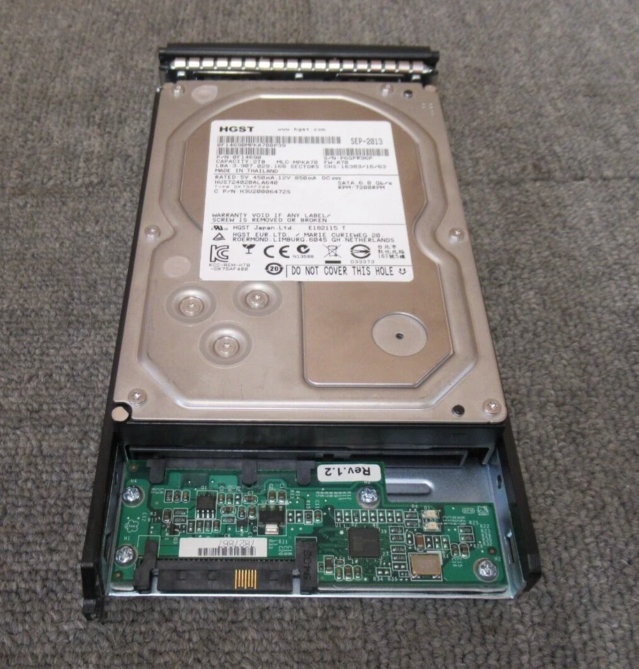 HGST H3U20006472S Ultrastar 7K3000 2TB 7200RPM 64MB 3.5" Internal Hard Drive - Image 4 of 4