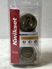 Kwikset Single Cylinder Deadbolt in Antique Brass 96600-674