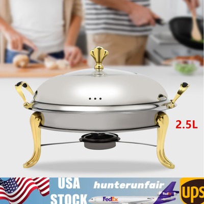 Food Container Warmer Buffet Server Stainless Steel Catering Chafer Chafings New