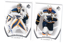 2021-22 SP Authentic St Louis Blues Base Card Lot Binnington / Ryan O'Reilly