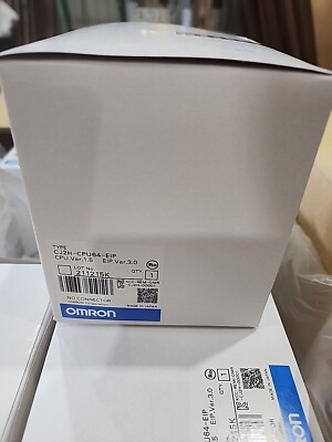 New Genuine OEM OMRON CPU Unit P/N CJ2H-CPU64-EIP