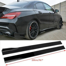 78.7"/2m Seitenschweller Sideskirt Glänz für Mercedes Benz CLA 45 AMG C117
